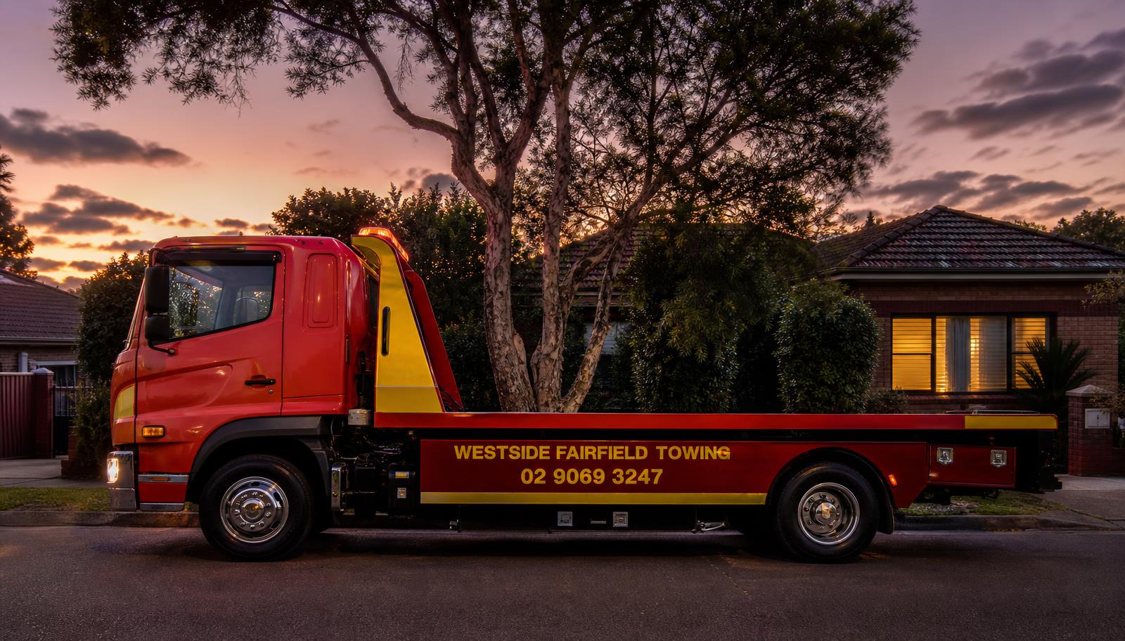 Westside Fairfield Towing tow truck in Fairfield NSW
